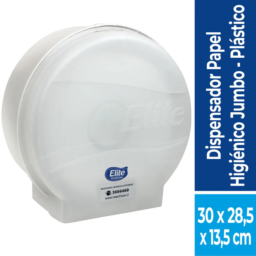Dispensador-Papel-higienico-Jumbo-Blanco