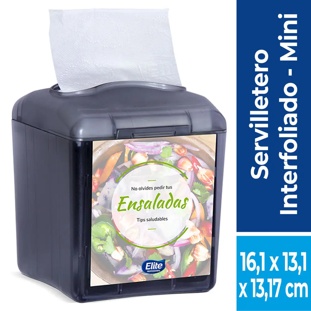Dispensador-Servilletas-Interfoliado-Mini