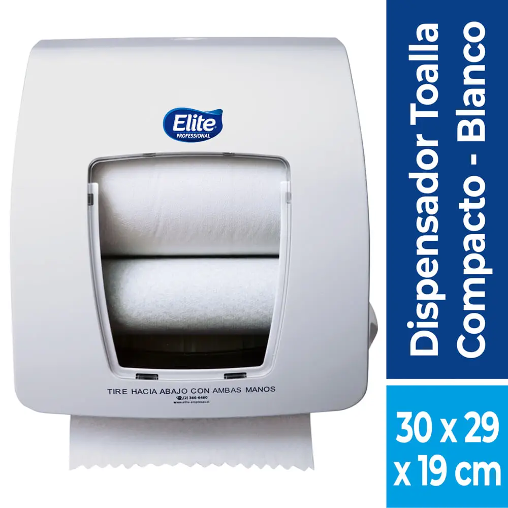 Dispensador-Toalla-Autocorte-Compacto-Blanco