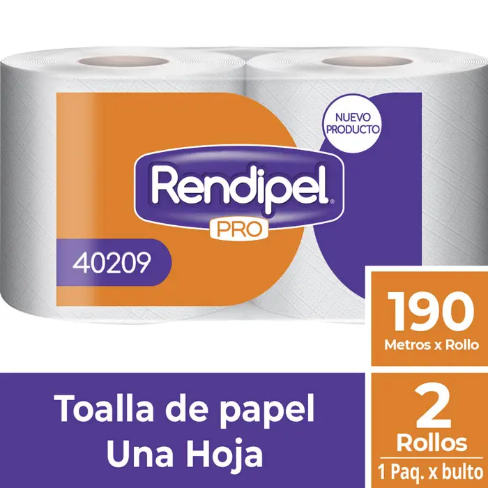 Toalla-De-Papel-Rendipel-Pro-1-Hoja-2Un-X-190Mt-Cod.40209